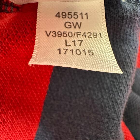 Lands End Mens Polo Tailored Fit Size L Rugby Golf Athletic Vintage - Picture 2 of 11